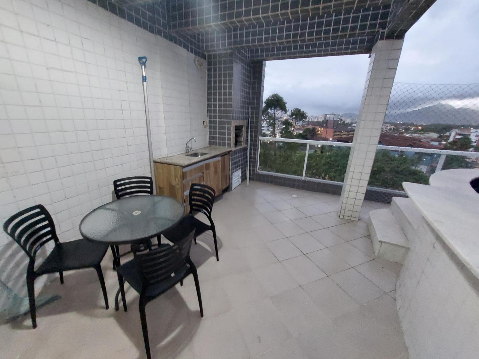 Apartamento A 50M Praia Maitinga, Wifi, Churrasqueira Na Varanda 베르치오가 객실 사진